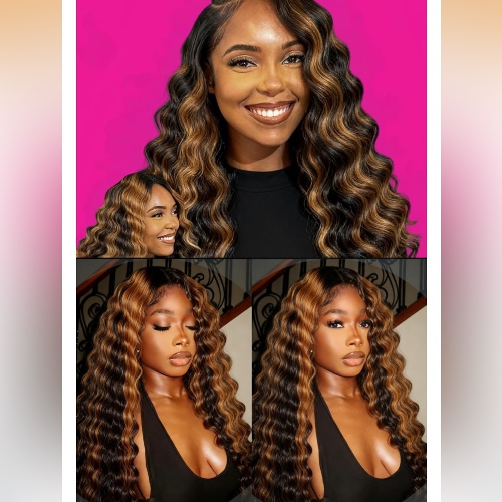 Deep Wave Bohemian Lace Front Wig – 28 Inch